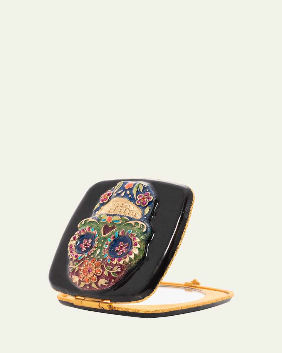 Sugar Skull Compact Mirror